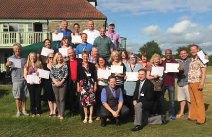 Group picture from Havening Techniques training near Bristol, July 2015